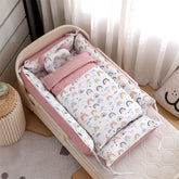 Baby Removable And Washable Crib - Happy Coo